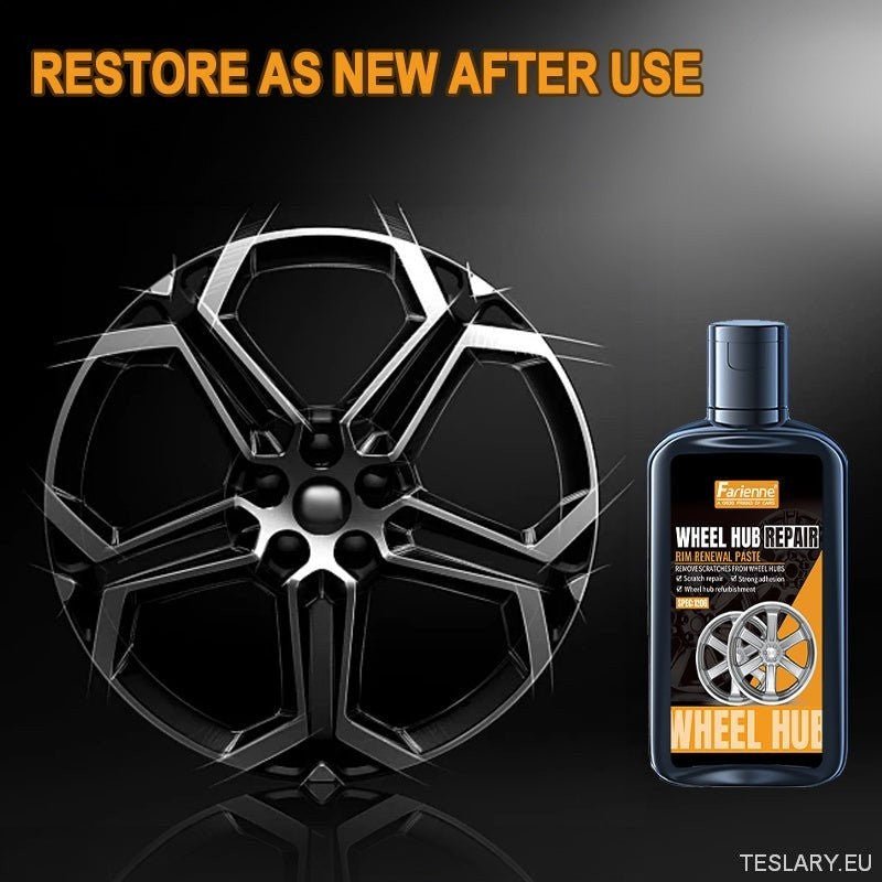 120g Premium Hub Repair Kit Hub Detail Restorer Oxidation, scratch and wear remover Car Wheel Care Polishing paste Repair dents leaving no trace to enhance car maintenance - TESLARY Tesla Shop Accessories Europe Nederlands Ireland Deutschland Espana Alica