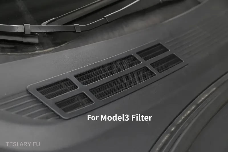 Tesla Model 3 Front Air Inlet Protective Cover ( Grey ) -TESLARY.IE Tesla Shop Europe