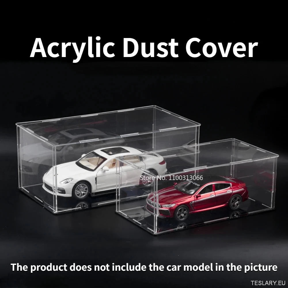 Caso de pantalla acrílica para 1:24 y 1:32 autos de modelo a escala