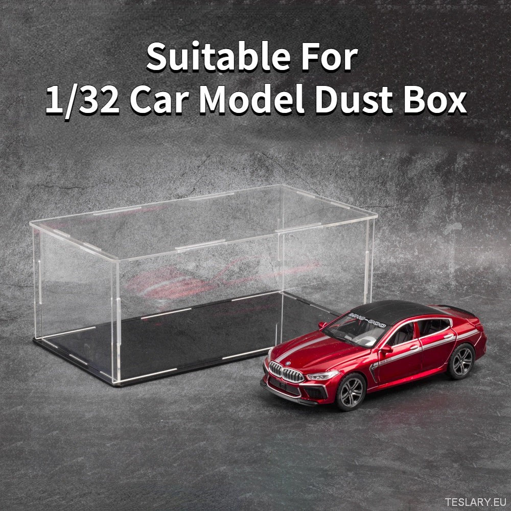 Caso de pantalla acrílica para 1:24 y 1:32 autos de modelo a escala