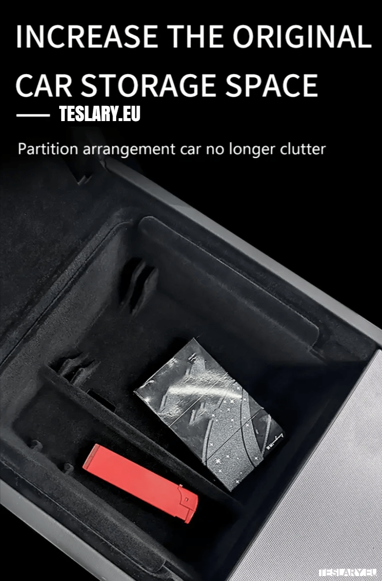 Tesla Modelo 3+ Highland Center Console Banalizadores de organizador traseros Flucos delanteros y traseros