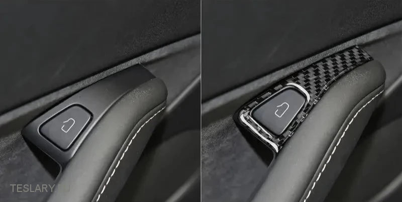 Tesla Model 3 / Y Lock Poor Fiber Fiber Fiber Fuberns Interior