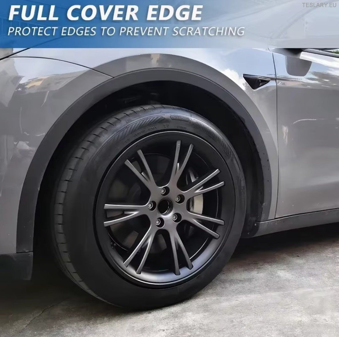 Tesla Model Y 19 "Okładki obręczy Ochronne Bliźnięta (srebro)