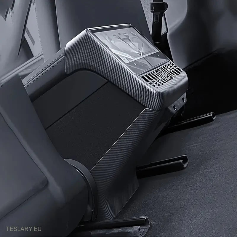 Tesla Model 3 Marco de ventilación de aire trasero de tierras traseras Ribribe de estilo de fibra de carbono