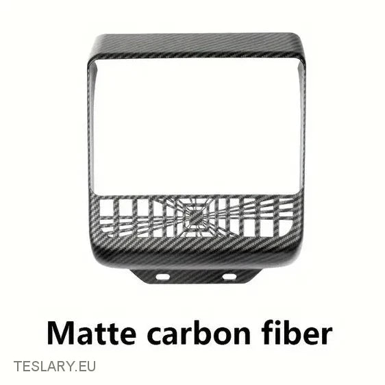 Tesla Model 3 Marco de ventilación de aire trasero de tierras traseras Ribribe de estilo de fibra de carbono