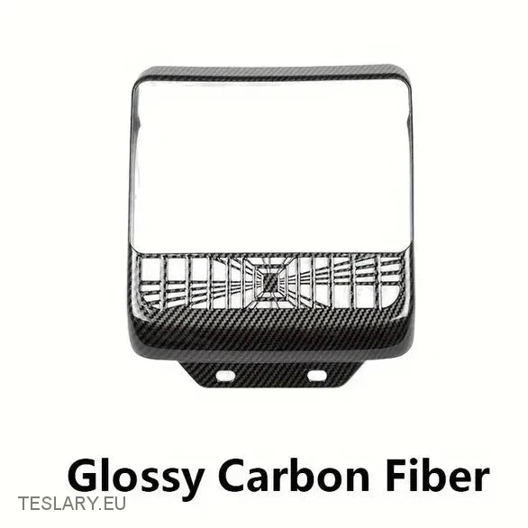 Tesla Model 3 Marco de ventilación de aire trasero de tierras traseras Ribribe de estilo de fibra de carbono