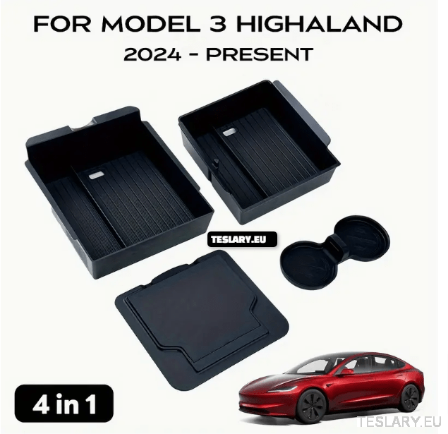 Tesla Model 3+ Highland 2024/2025 Model 4PCS 4-1 Zestaw
