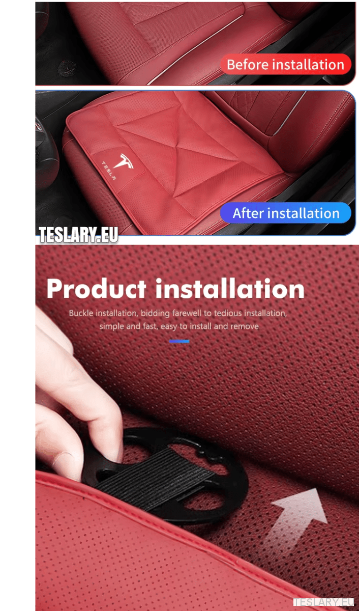 Anti Slip Protective Seat Cover for Tesla Models 3 Y S X - TESLARY Tesla Shop Accessories Europe Nederlands Dublin Cork Ireland Deutschland Espana Alicante France Italia
