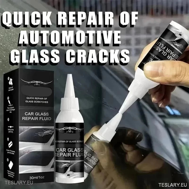 Automotive Windscreen Glass Crack Repair Kit 30ml - TESLARY Tesla Shop Accessories Europe Nederlands Ireland Deutschland Espana Alicante France Italia