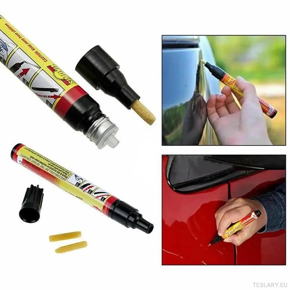 Car Scratch Repair Remover Pen Car - styling Portable Pen Universal Applicator Paint Tool Pro It Auto Coat Portable Clear Fix X0D7 - TESLARY Tesla Shop Accessories Europe Nederlands Ireland Deutschland Espana Alicante France Italia