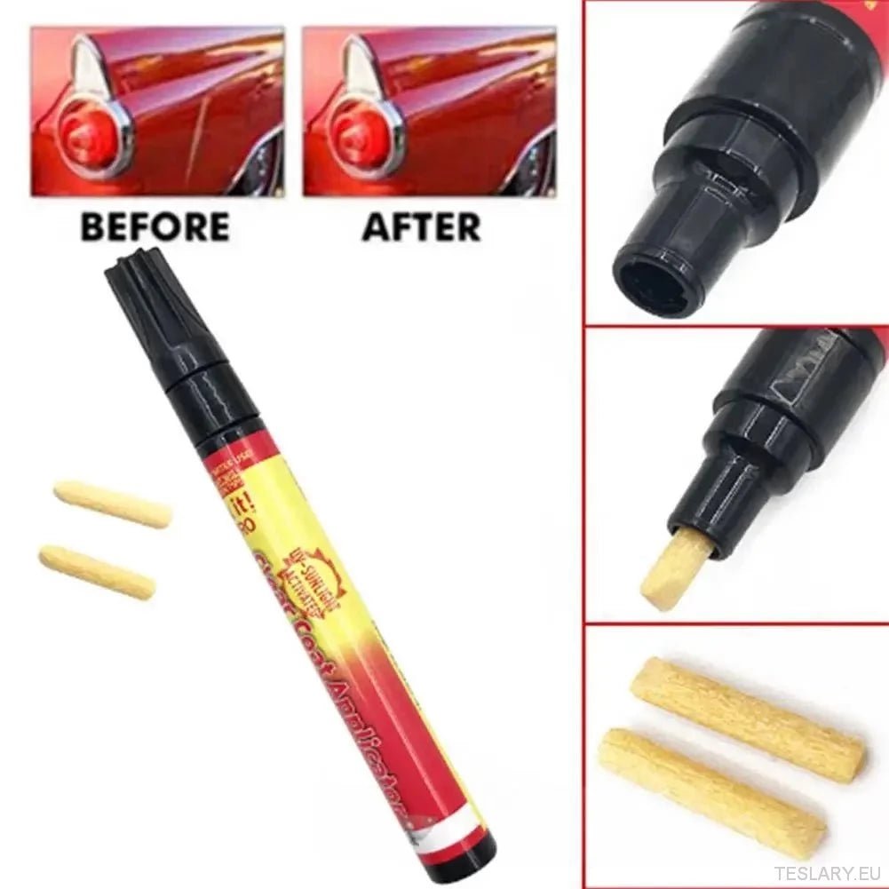 Car Scratch Repair Remover Pen Car - styling Portable Pen Universal Applicator Paint Tool Pro It Auto Coat Portable Clear Fix X0D7 - TESLARY Tesla Shop Accessories Europe Nederlands Ireland Deutschland Espana Alicante France Italia