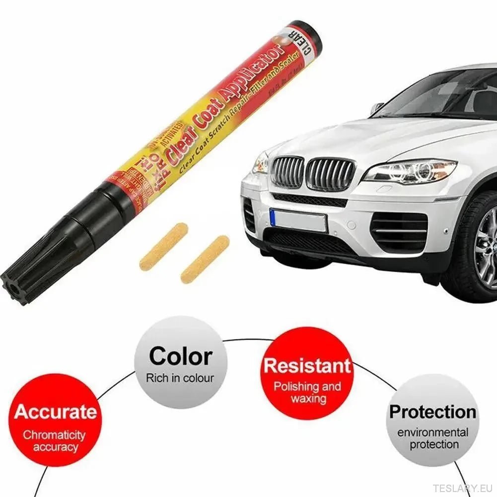 Car Scratch Repair Remover Pen Car - styling Portable Pen Universal Applicator Paint Tool Pro It Auto Coat Portable Clear Fix X0D7 - TESLARY Tesla Shop Accessories Europe Nederlands Ireland Deutschland Espana Alicante France Italia