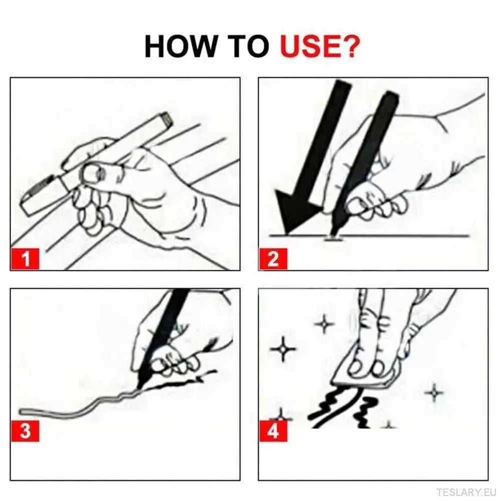 Car Scratch Repair Remover Pen Car - styling Portable Pen Universal Applicator Paint Tool Pro It Auto Coat Portable Clear Fix X0D7 - TESLARY Tesla Shop Accessories Europe Nederlands Ireland Deutschland Espana Alicante France Italia