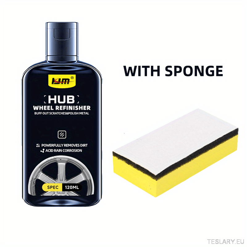 Car wheel hub scratches repair kit, Wheel hub retreading and polishing paste, Automobile wheel hub scratches, rust, fading repair agent, Premium care wax for wheel hub - TESLARY Tesla Shop Accessories Europe Nederlands Dublin Cork Ireland Deutschland Espana Alicante France Italia