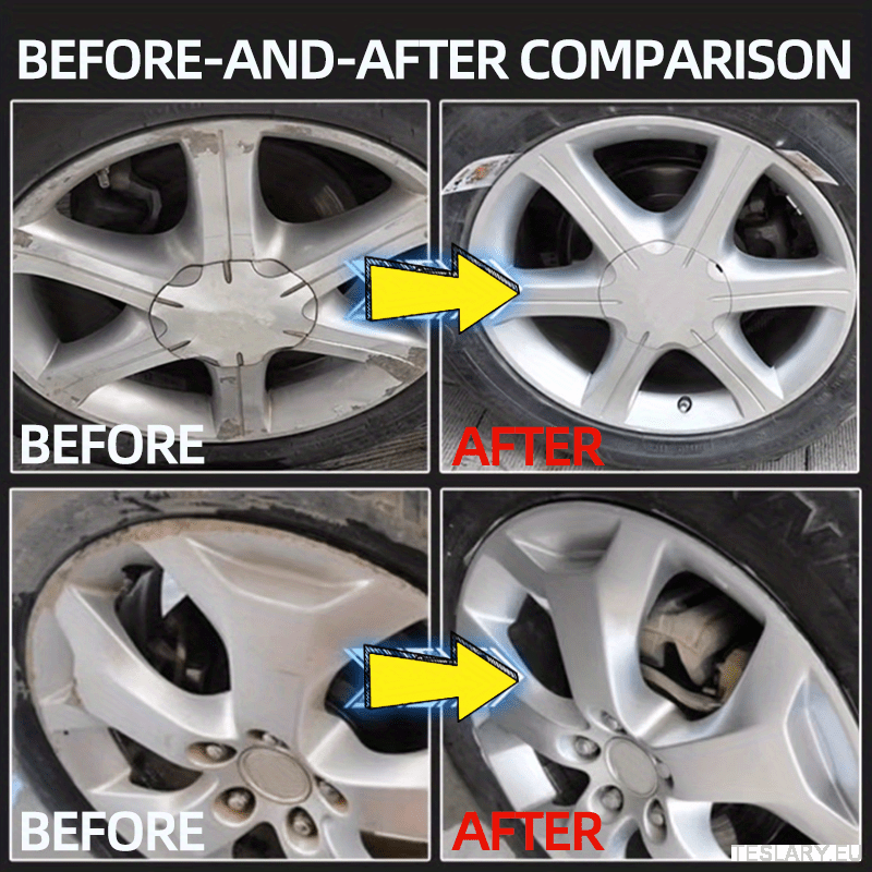 Car wheel hub scratches repair kit, Wheel hub retreading and polishing paste, Automobile wheel hub scratches, rust, fading repair agent, Premium care wax for wheel hub - TESLARY Tesla Shop Accessories Europe Nederlands Dublin Cork Ireland Deutschland Espana Alicante France Italia
