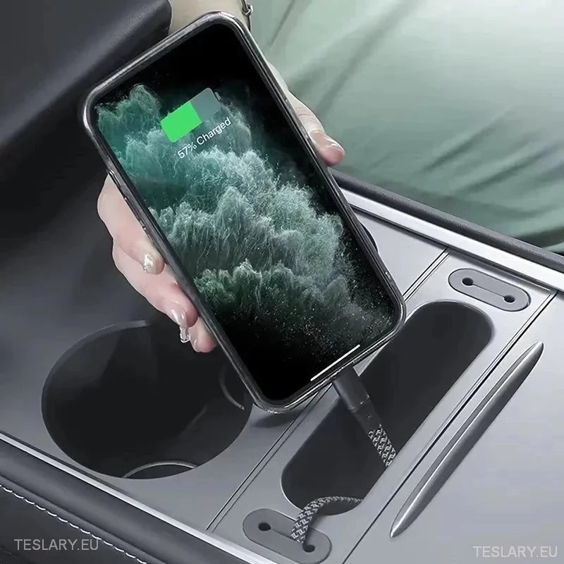 Centre Console Organiser Tesla 3/Y - TESLARY Tesla Shop Accessories Europe Nederlands Ireland Deutschland Espana Alicante France Italia