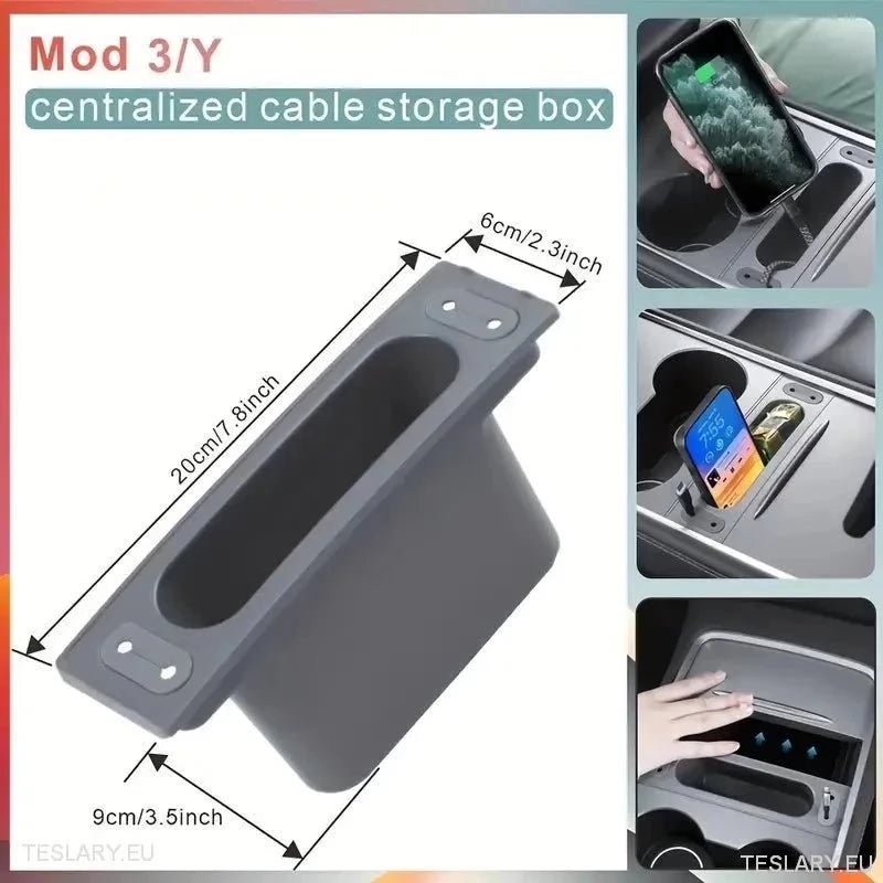 Centre Console Organiser Tesla 3/Y - TESLARY Tesla Shop Accessories Europe Nederlands Ireland Deutschland Espana Alicante France Italia