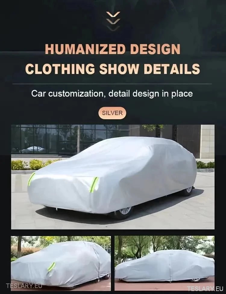Indoor/Outdoor Universal 4.9M Car Cover/Protector Suitable for Tesla Model 3 / Y