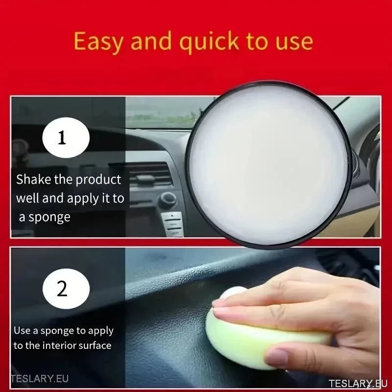 Leather Cleaning Cream for Tesla PU Leather Seats and Interior - TESLARY Tesla Shop Accessories Europe Nederlands Ireland Deutschland Espana Alicante France Italia