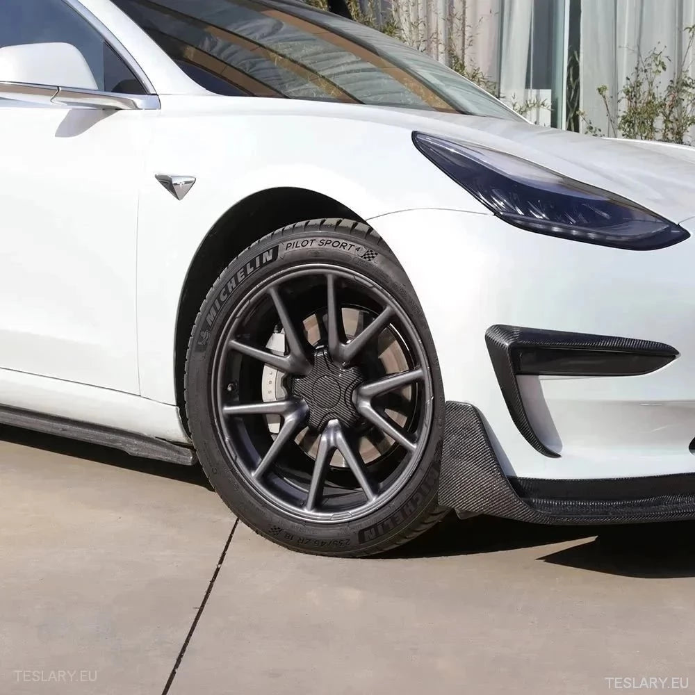 Tesla 3 - Five Claw Centre Caps for Original Alloy Wheels - TESLARY Tesla Shop Accessories Europe Nederlands Ireland Deutschland Espana Alicante France Italia
