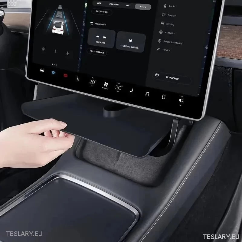 Tesla 3/Y Under Screen Storage Organiser - Black - TESLARY Tesla Shop Accessories Europe Nederlands Ireland Deutschland Espana Alicante France Italia