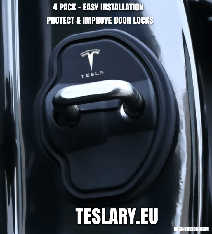 Tesla Model 3 / 3+ Highland & Y Silicone Door Lock Protector with Logo - TESLARY Tesla Shop Accessories Europe Nederlands Dublin Cork Ireland Deutschland Espana Alicante France Italia