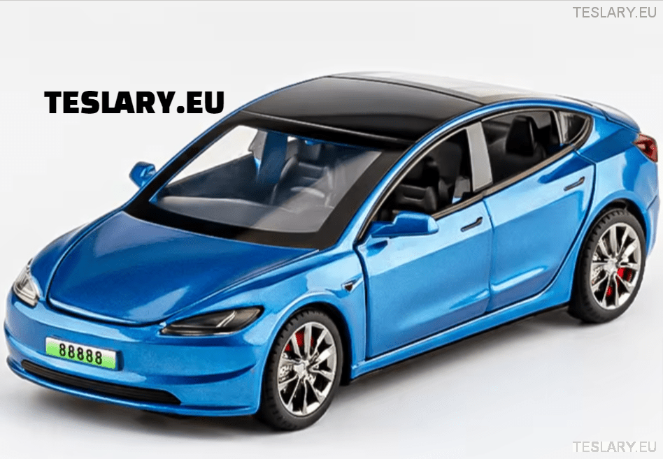 Tesla Model 3+ Highland 2024 1:32 Unofficial Version - TESLARY Tesla Shop Accessories Europe Nederlands Dublin Cork Ireland Deutschland Espana Alicante France Italia