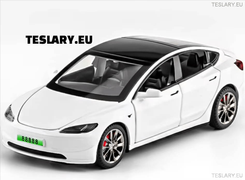 Tesla Model 3+ Highland 2024 1:32 Unofficial Version - TESLARY Tesla Shop Accessories Europe Nederlands Dublin Cork Ireland Deutschland Espana Alicante France Italia