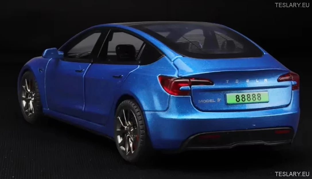 Tesla Model 3+ Highland 2024 1:32 Unofficial Version - TESLARY Tesla Shop Accessories Europe Nederlands Ireland Deutschland Espana Alicante France Italia