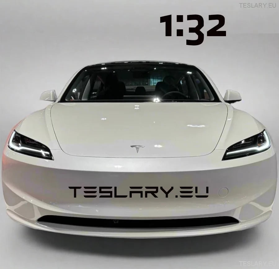 Tesla Model 3+ Highland 2024 1:32 Unofficial Version - TESLARY Tesla Shop Accessories Europe Nederlands Ireland Deutschland Espana Alicante France Italia