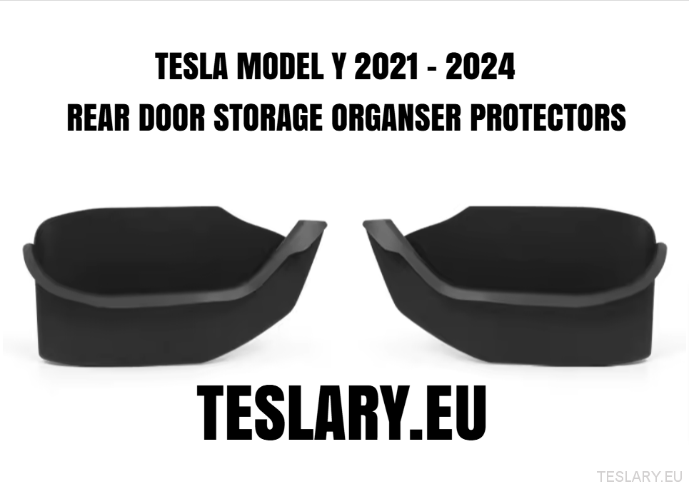 Tesla Model 3+ Highland , Model 3 & Model Y TPE Door Pocket Protectors - TESLARY Tesla Shop Accessories Europe Nederlands Dublin Cork Ireland Deutschland Espana Alicante France Italia