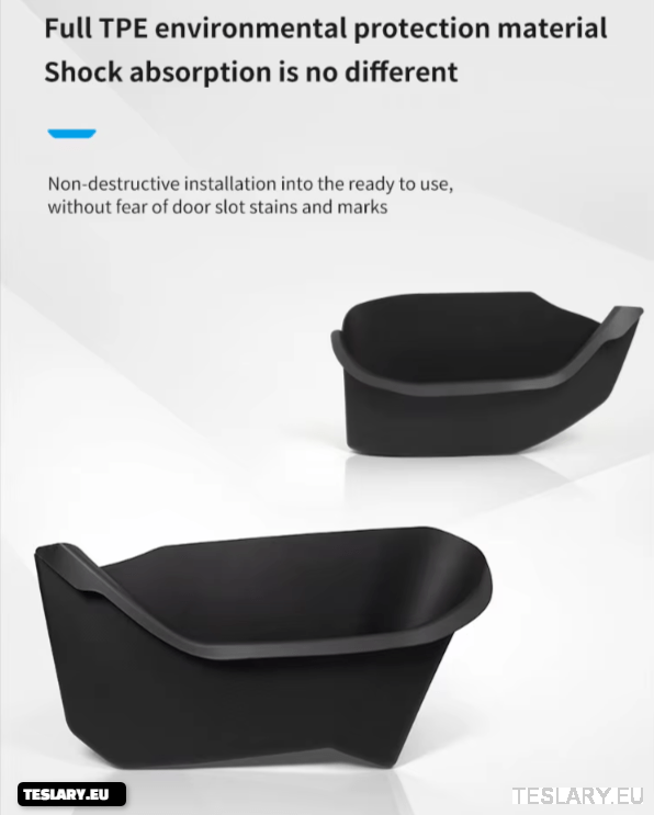 Tesla Model 3+ Highland , Model 3 & Model Y TPE Door Pocket Protectors - TESLARY Tesla Shop Accessories Europe Nederlands Dublin Cork Ireland Deutschland Espana Alicante France Italia