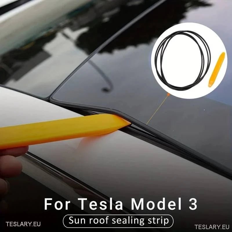 Tesla Model 3 Roof Sealing Strip for Noise Reducation - Tesla Shop Europe - TESLARY.IE Ireland - France boutique- Deutschland Geschäft- España comercio - Nederland winkel- TESLARY.IE