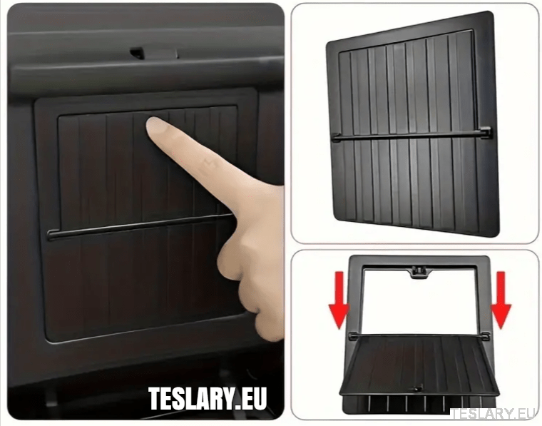 Tesla Model 3 / Y Armrest Hidden Storage - TESLARY Tesla Shop Accessories Europe Nederlands Dublin Cork Ireland Deutschland Espana Alicante France Italia