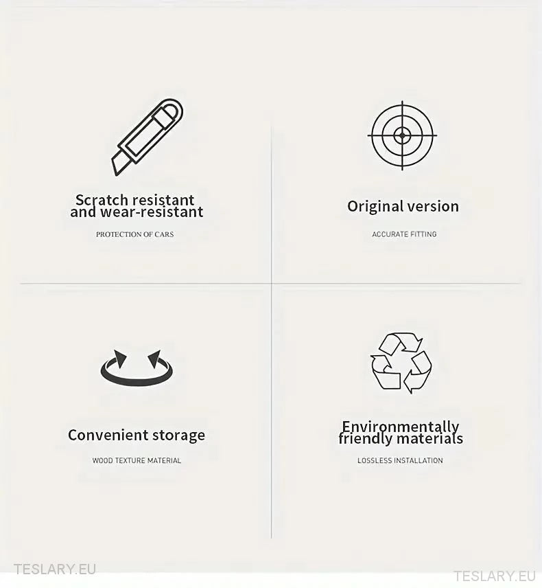 Tesla Model 3 / Y Centre Console Silicone Protective Pad - TESLARY Tesla Shop Accessories Europe Nederlands Ireland Deutschland Espana Alicante France Italia