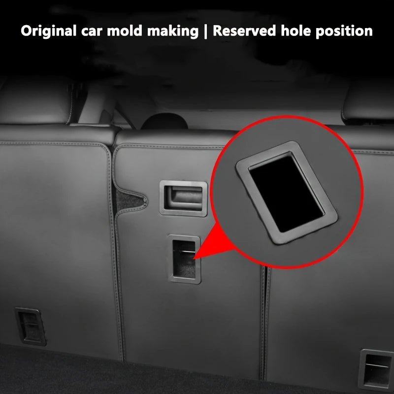 Tesla Model 3 / Y & Model 3+ Highland Trunk Rear Seat Back Protectors - TESLARY Tesla Shop Accessories Europe Nederlands Dublin Cork Ireland Deutschland Espana Alicante France Italia