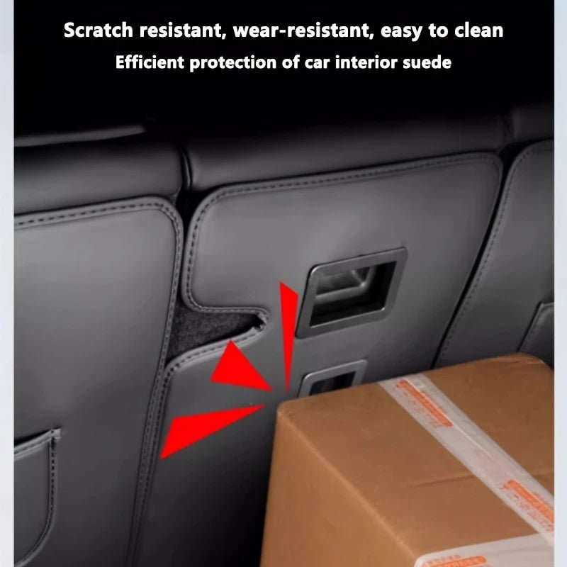 Tesla Model 3 / Y & Model 3+ Highland Trunk Rear Seat Back Protectors - TESLARY Tesla Shop Accessories Europe Nederlands Dublin Cork Ireland Deutschland Espana Alicante France Italia