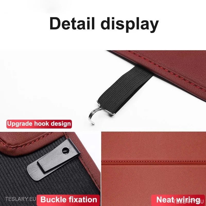 Tesla Model 3 Y S & X Kick Protection PU Leather Covers ( 2 Pack ) - Tesla Shop Europe - TESLARY.IE Ireland - France boutique- Deutschland Geschäft- España comercio - Nederland winkel- TESLARY.IE