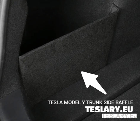 Tesla Model 3 / Y Trunk Side Baffle Rear Compartment Trunk Storage Box - TESLARY Tesla Shop Accessories Europe Nederlands Dublin Cork Ireland Deutschland Espana Alicante France Italia