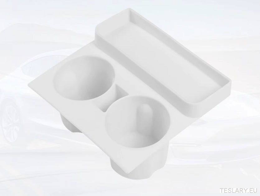 Tesla Model 3/Y Black Silicone Cup Holder & Storage - TESLARY Tesla Shop Accessories Europe Nederlands Dublin Cork Ireland Deutschland Espana Alicante France Italia