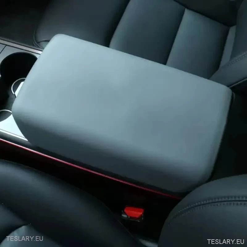 Tesla Model 3/Y Centre Console Silicone Leather Armrest Cover - TESLARY Tesla Shop Accessories Europe Nederlands Ireland Deutschland Espana Alicante France Italia