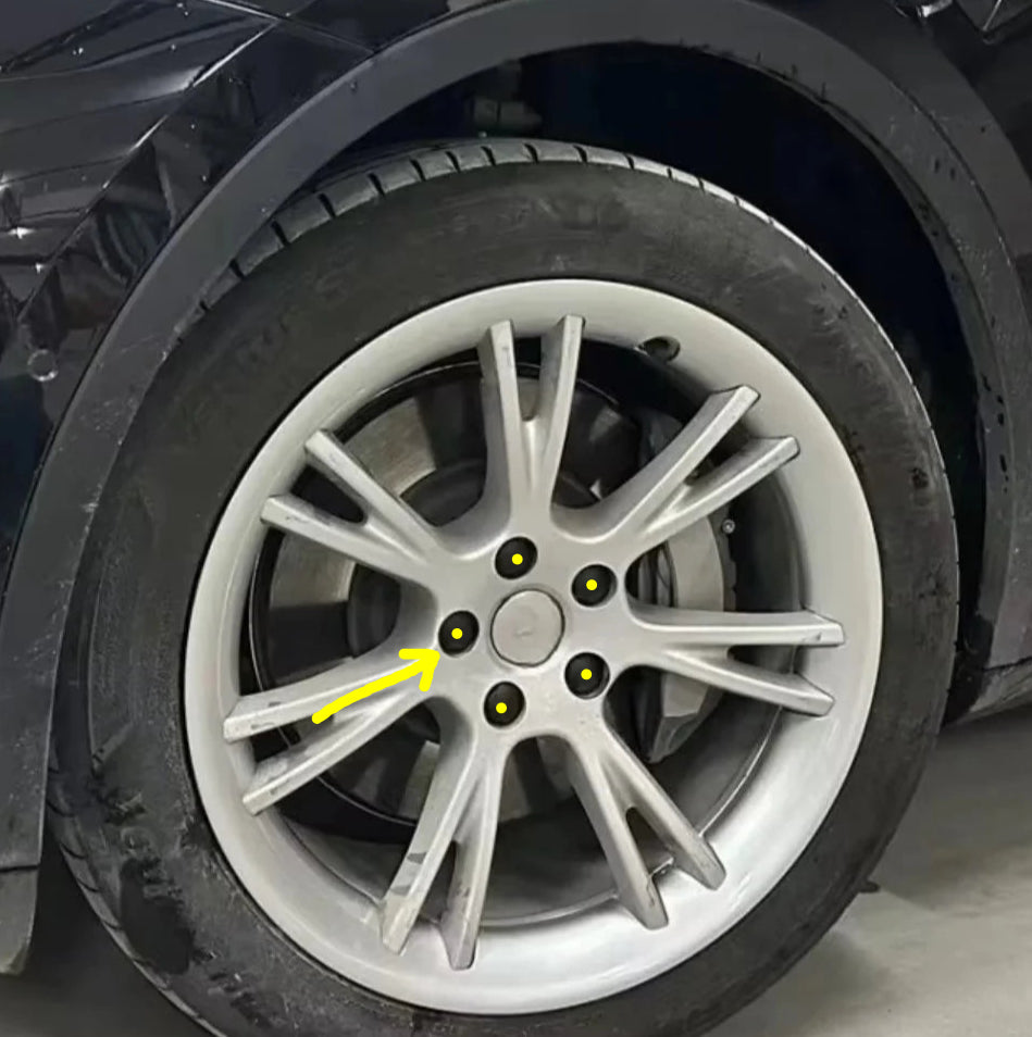 Tesla Model Y 19 "Okładki obręczy Ochronne Bliźnięta (srebro)