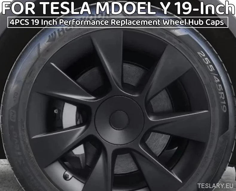 Tesla Model Y 19" Induction Style Performance Style Wheel Covers - TESLARY Tesla Shop Accessories Europe Nederlands Ireland Deutschland Espana Alicante France Italia
