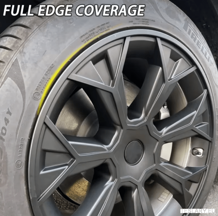 TESLA MODEL Y 19" UNIQUE S4 FULL COVER WHEEL HUBS - TESLARY Tesla Shop Accessories Europe Nederlands Dublin Cork Ireland Deutschland Espana Alicante France Italia