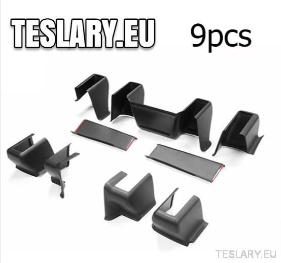 Tesla Model Y Full 9 Piece Seat Rail Protection Kit - TESLARY Tesla Shop Accessories Europe Nederlands Dublin Cork Ireland Deutschland Espana Alicante France Italia