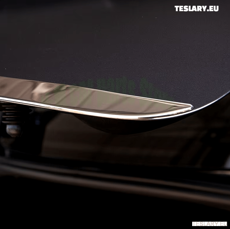 Tesla Model Y Trunk Chrome Protective Strips - TESLARY Tesla Shop Accessories Europe Nederlands Ireland Deutschland Espana Alicante France Italia