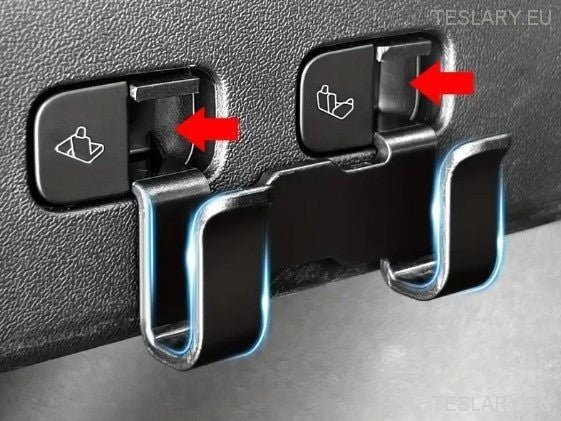 Tesla Model Y Trunk Semi Hidden Hook & Organiser - TESLARY Tesla Shop Accessories Europe Nederlands Ireland Deutschland Espana Alicante France Italia