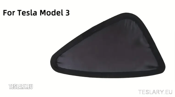 Triangular Rear Windows Shade For Enhanced Privacy Tesla Model 3 / Y - TESLARY Tesla Shop Accessories Europe Nederlands Dublin Cork Ireland Deutschland Espana Alicante France Italia