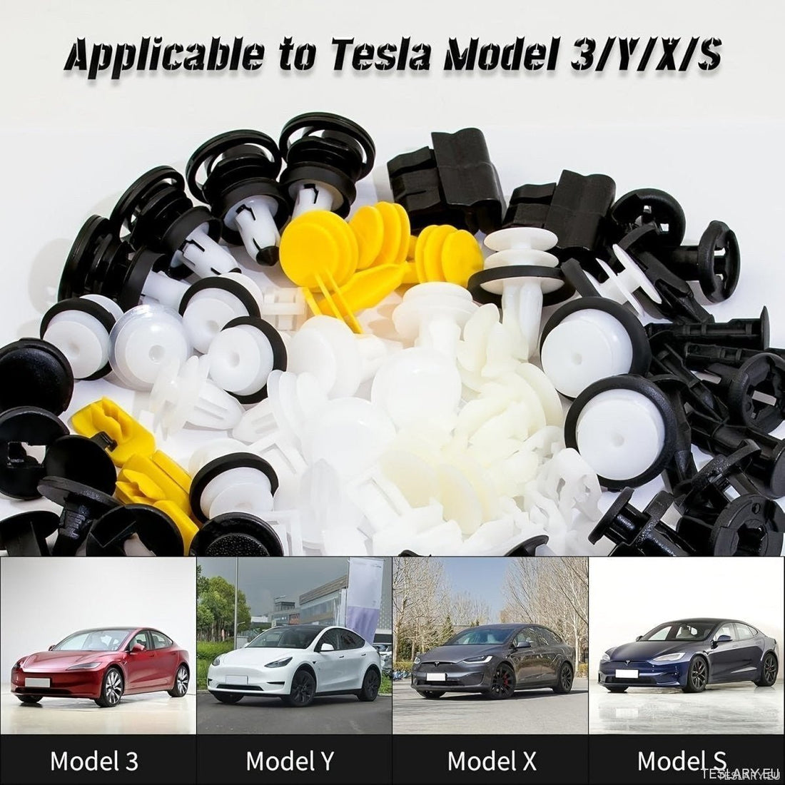Clipes de Fixação para Transformar seu Tesla