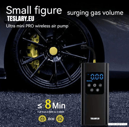 Draagbare Accu Bandencompressor voor Tesla: Essentieel